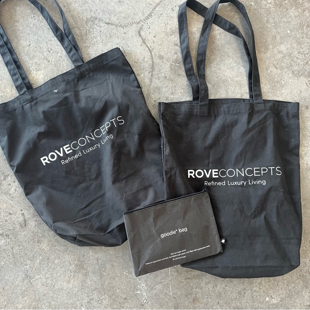 Rove concepts tote bags virgin air business class‎ pouch pencil case